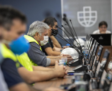 O Porto de Paranaguá foi aprovado esta semana pela auditoria da Comissão Nacional de Segurança Pública nos Portos, Terminais e Vias Navegáveis (Conportos) e terá a sua Declaração de Cumprimento (DC) sem nenhuma pendência.  - Paranaguá, 26/11/2021 - Foto: Claudio Neves/Portos do Paraná