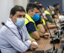 O Porto de Paranaguá foi aprovado esta semana pela auditoria da Comissão Nacional de Segurança Pública nos Portos, Terminais e Vias Navegáveis (Conportos) e terá a sua Declaração de Cumprimento (DC) sem nenhuma pendência.  - Paranaguá, 26/11/2021 - Foto: Claudio Neves/Portos do Paraná