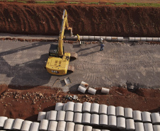Após um ano de obra, Trevo Cataratas chega a 40% de execução em Cascavel