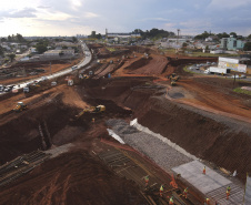 Após um ano de obra, Trevo Cataratas chega a 40% de execução em Cascavel