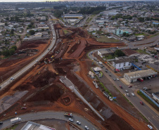 Após um ano de obra, Trevo Cataratas chega a 40% de execução em Cascavel