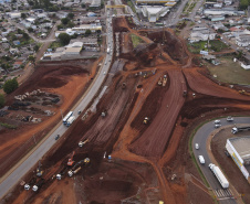 Após um ano de obra, Trevo Cataratas chega a 40% de execução em Cascavel