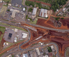 Após um ano de obra, Trevo Cataratas chega a 40% de execução em Cascavel