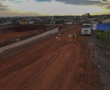 Após um ano de obra, Trevo Cataratas chega a 40% de execução em Cascavel