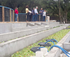 O secretário da Agricultura e do Abastecimento, Norberto Ortigara visita a Villa Peixes, em Curitiba. Foto:SEAB
