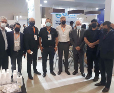 Abertura oficial da III International Fish Congress & Fish Expo Brasil 2021, que se realiza até sexta-feira (26) em Foz do Iguaçu. Foto:SEAB