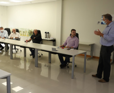 O vice-governador Darci Piana visita a Escola Especial Raio de Luz e a empresa Sepac em Mallet, nesta quarta-feira (1)