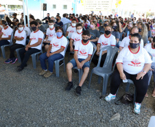 O vice-governador Darci Piana visita a Escola Especial Raio de Luz e a empresa Sepac em Mallet, nesta quarta-feira (1)