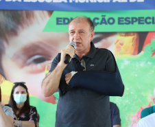 O vice-governador Darci Piana visita a Escola Especial Raio de Luz e a empresa Sepac em Mallet, nesta quarta-feira (1)