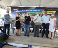 O vice-governador Darci Piana visita a Escola Especial Raio de Luz e a empresa Sepac em Mallet, nesta quarta-feira (1)