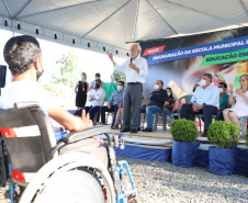 O vice-governador Darci Piana visita a Escola Especial Raio de Luz e a empresa Sepac em Mallet, nesta quarta-feira (1)