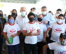O vice-governador Darci Piana visita a Escola Especial Raio de Luz e a empresa Sepac em Mallet, nesta quarta-feira (1)