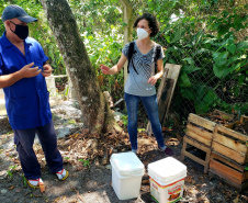 Portos do Paraná apresenta projeto de implantação de composteira a professores na Ilha do Mel