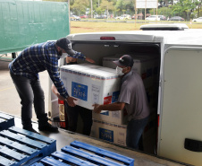 Estado recebe mais 240 mil vacinas contra a Covid-19