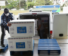Estado recebe mais 240 mil vacinas contra a Covid-19