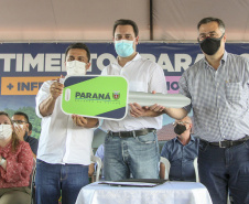 Governador libera R$ 28 milhões para escola, unidades de saúde e infraestrutura em Goioerê