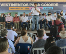 Governador libera R$ 28 milhões para escola, unidades de saúde e infraestrutura em Goioerê