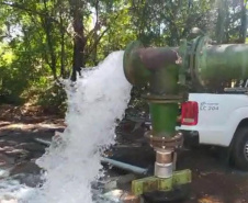 Obras do poço possibilitou aumento do volume de água