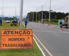 Governo do Estado inicia obras da nova iluminação da Rodovia João Leopoldo Jacomel