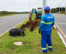 Governo do Estado inicia obras da nova iluminação da Rodovia João Leopoldo Jacomel