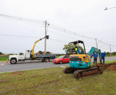 Governo do Estado inicia obras da nova iluminação da Rodovia João Leopoldo Jacomel