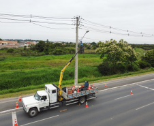 Governo do Estado inicia obras da nova iluminação da Rodovia João Leopoldo Jacomel