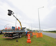 Governo do Estado inicia obras da nova iluminação da Rodovia João Leopoldo Jacomel