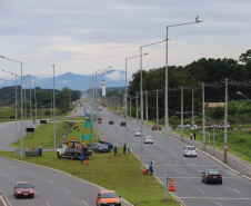Governo do Estado inicia obras da nova iluminação da Rodovia João Leopoldo Jacomel