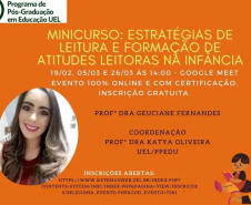 UEL promove curso sobre estratégias de leitura e formação de leitores
