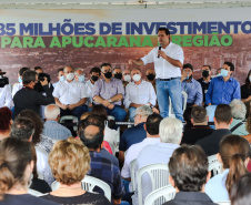 GOVERNADOR ANUNCIA PACOTE DE NOVOS INVESTIMENTOS PARA APUCARANA E REGIÃO
