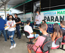 Ônibus “Emprega Mais Paraná” da Secretaria de Justiça, Família e Trabalho inicia atividades em 2022 na Região Metropolitana