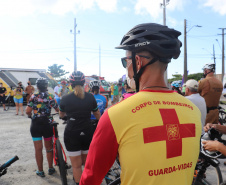Pedala Paraná reune mais de 200 ciclistas de todo Paraná em desafio de 27 quilômetros, no litoral