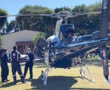 Primeira base aeromédica do interior do Estado completa oito anos