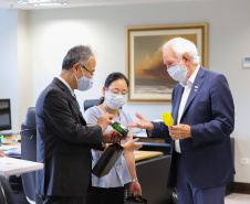 Vice-governador recebe novo presidente da Sumitomo e conhece plano de investimento de R$ 1 bilhão