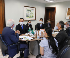 Vice-governador recebe novo presidente da Sumitomo e conhece plano de investimento de R$ 1 bilhão