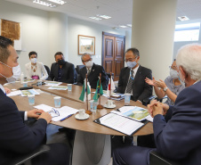 Vice-governador recebe novo presidente da Sumitomo e conhece plano de investimento de R$ 1 bilhão