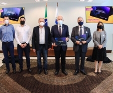 Governador em exercício, Darci Piana, recebe diretoria da Celepar - Governo  Digital - Curitiba, 23/02/2022