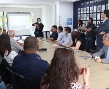 Tratativas sobre projetos e melhorias para Segurança Pública são tema de reunião com Sesp e prefeitos, em Londrina -  24/02/2022