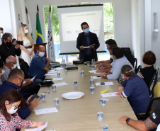 Tratativas sobre projetos e melhorias para Segurança Pública são tema de reunião com Sesp e prefeitos, em Londrina -  24/02/2022