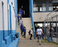 Durante esta semana, em todo o estado, as unidades escolares estaduais e as parceiras da Secretaria da Educação e do Esporte (SEED) realizaram o simulado de abandono.