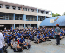 Durante esta semana, em todo o estado, as unidades escolares estaduais e as parceiras da Secretaria da Educação e do Esporte (SEED) realizaram o simulado de abandono.