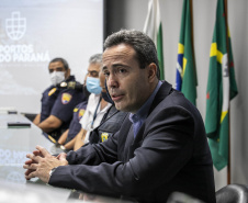 Integração a favor da segurança é debate em visita de alunos do Curso Superior da PMPR ao Porto de Paranaguá