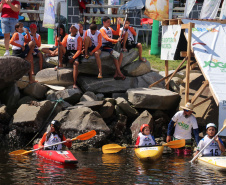 Esportes náuticos movimentam o fim de semana na baía de Guaratuba com o Festival das Águas 