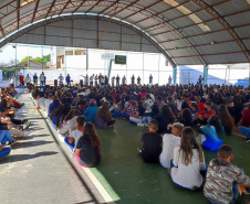 Durante esta semana, em todo o estado, as unidades escolares estaduais e as parceiras da Secretaria da Educação e do Esporte (SEED) realizaram o simulado de abandono.