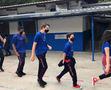 Durante esta semana, em todo o estado, as unidades escolares estaduais e as parceiras da Secretaria da Educação e do Esporte (SEED) realizaram o simulado de abandono.