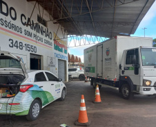 Frotas de veículos da Ceasa Curitiba recebem testes de opacidade