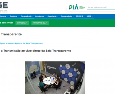 Em reforço à transparência, reuniões da CGE começam a ser transmitidas pela internet