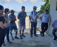 Começam vistorias do projeto Selo Verde, na Ilha do Mel
