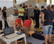Secretaria de Justiça realiza curso de combate a incêndios e técnicas de primeiros socorros para servidores das unidades socioeducativas