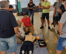 Secretaria de Justiça realiza curso de combate a incêndios e técnicas de primeiros socorros para servidores das unidades socioeducativas